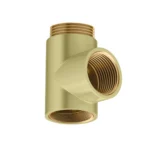 TRH T-Piece Brushed Brass