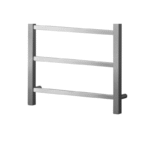 TRH Highclere Vertical Electric Radiator 800mm x 500mm Brushed Stainless Steel - Image 2