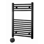 TRH Whitstable Electric Thermostatic Towel Rail 691x450mm Black - Image 3
