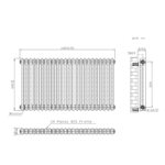 Designer Mild Steel Horizontal Radiator | The Radiator Hub