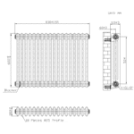 Designer Mild Steel Vertical Radiator | The Radiator Hub