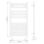 Designer Mild Steel Vertical Radiator | The Radiator Hub