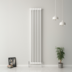 Aura 3 Column Vertical Radiator 1800mm x 290mm White - Image 2