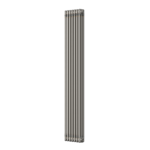 Aura 3 Column Vertical Radiator 1800mm x 335mm Raw Metal - Image 3