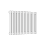 Aura 3 Column Horizontal Radiator 600mm x 830mm White - Image 2