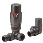 TRH Contemporary Corner TRV Set Gunmetal