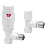 TRH Contemporary Angled TRV Set White