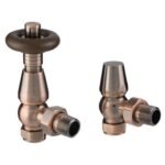 TRH Kensington Traditional Angled TRV Set Antique Copper