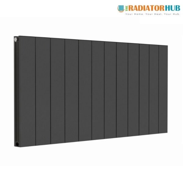 TRH Sheringham Double Horizontal Radiator 600mm x 1224mm Anthracite