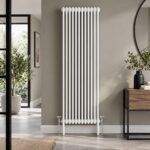 Aura 2 Column Vertical Radiator 1800mm x 515mm White - Image 2