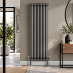 Aura 3 Column Vertical Radiator 1800mm x 515mm Raw Metal - Image 2