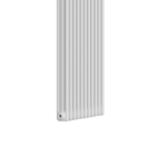 Close-up of white finish and 3-column profile on the 1800mm x 515mm radiator
