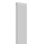 Close-up of white finish and 3-column profile on the 1800mm x 515mm radiator
