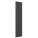 Close-up of anthracite finish and 3-column profile on the 1800mm x 515mm radiator