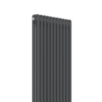 Close-up of anthracite finish and 2-column profile on the 1800mm x 515mm radiator