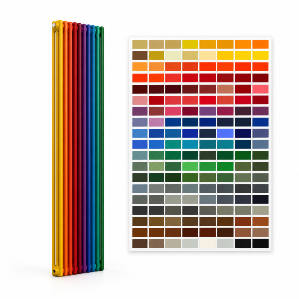3 Column Vertical RAL Colour Rads