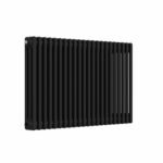 Aura 3 Column Horizontal Radiator 600mm x 1010mm Matt Black - Image 4