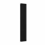 Aura 3 Column Vertical Radiator 1800mm x 380mm Matt Black - Image 4