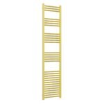 Aura Mira Steel Towel Rail Brushed Brass 1800mm x 500mm - Image 3