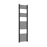 Aura Mira Steel Towel Rail Matt Black 1500mm x 500mm - Image 3