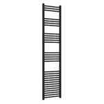 Aura Mira Steel Towel Rail Matt Black 1800mm x 500mm - Image 3