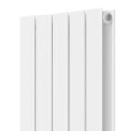 Luna Double Flat Vertical Designer Radiator 1800mm x 380mm White - Image 3