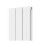 Luna Double Flat Vertical Designer Radiator 1800mm x 456mm White - Image 3